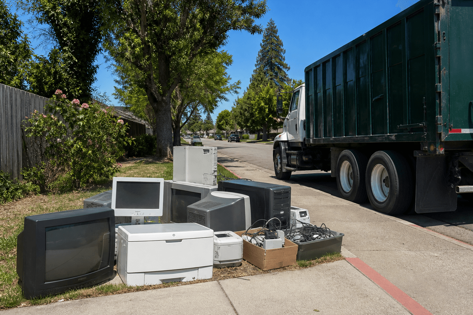 E-waste and electronics pickup in the East Bay