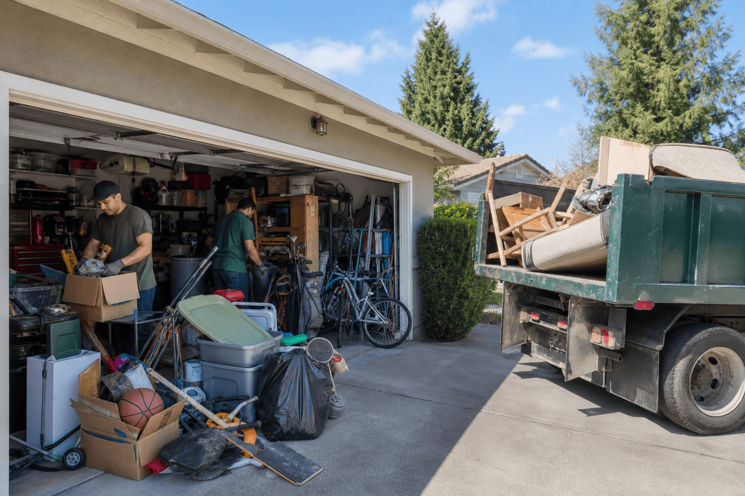 Garage and storage cleanout in the East Bay